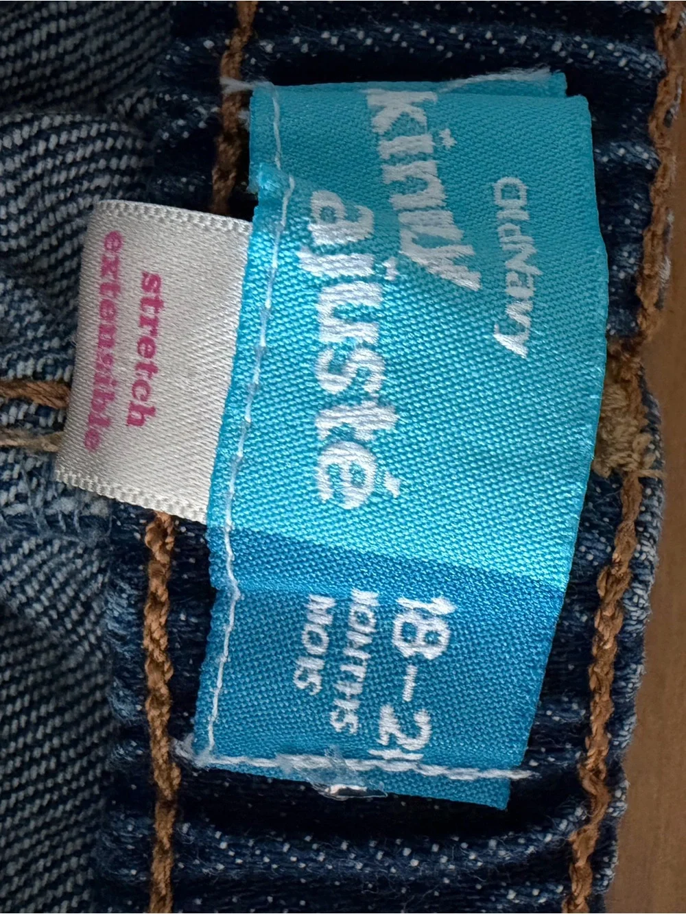 Old Navy Dark Blue Skinny Jeans for Girls Size 18-24M - Picture 5 of 6